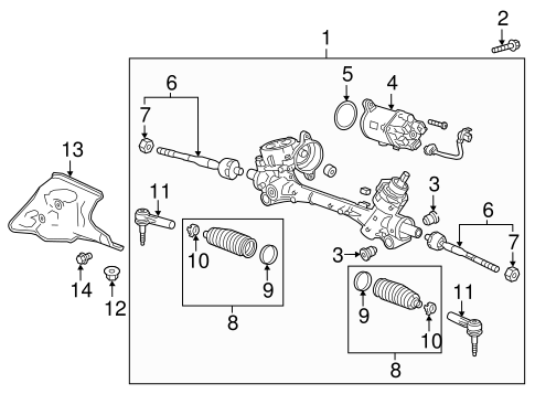 Steering/Steering Gear & Linkage for 2019 Buick Regal Sportback #1