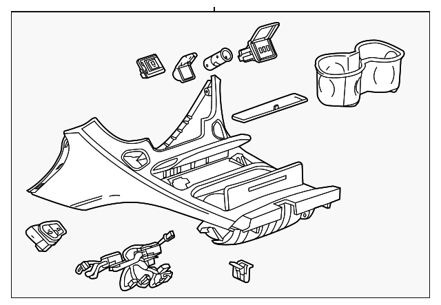 23485979 Деталь CONSOLE ASSY