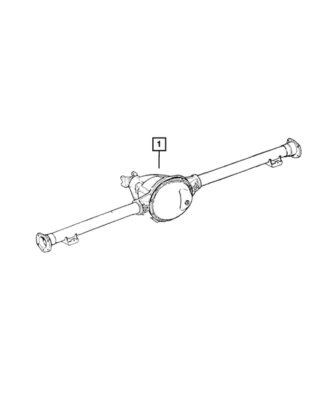 Rear Axle for 2001 Dodge Durango #1