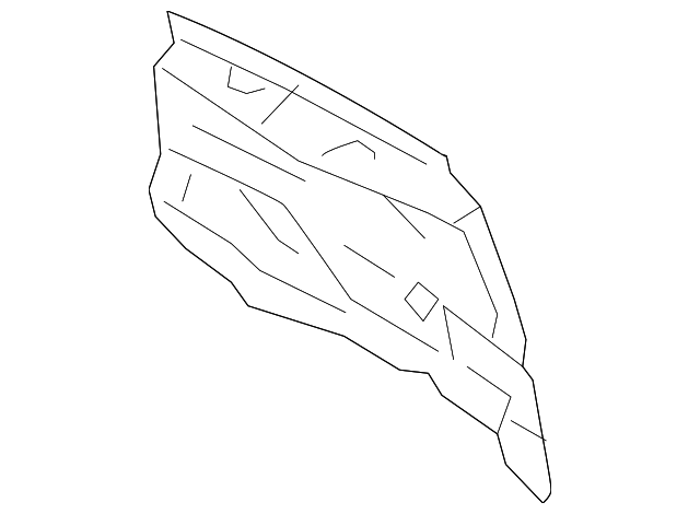 31416418 Деталь REAR BODY FILLER, LEFT