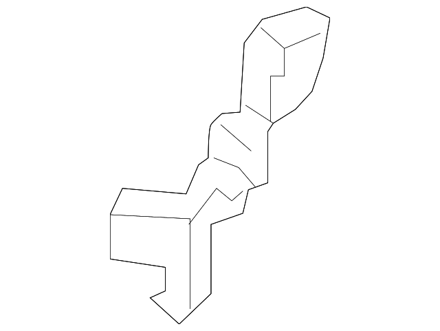 31371903 Деталь SUPPORT PANEL, RIGHT