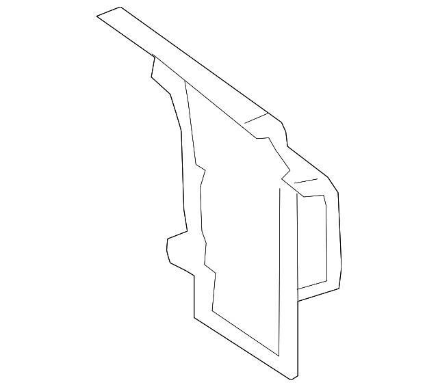 31378499 Деталь UPPER PLATE REAR SEAL, LEFT