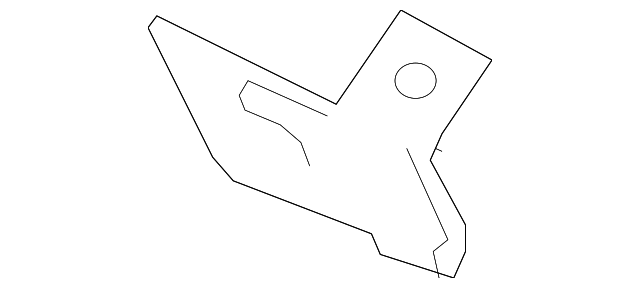 31416424 Деталь UPPER PLATE, LEFT