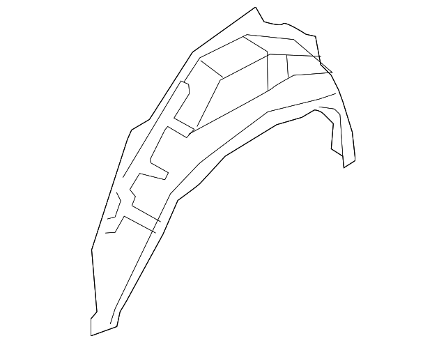 31416411 Деталь OUTER WHEELHOUSE, LEFT
