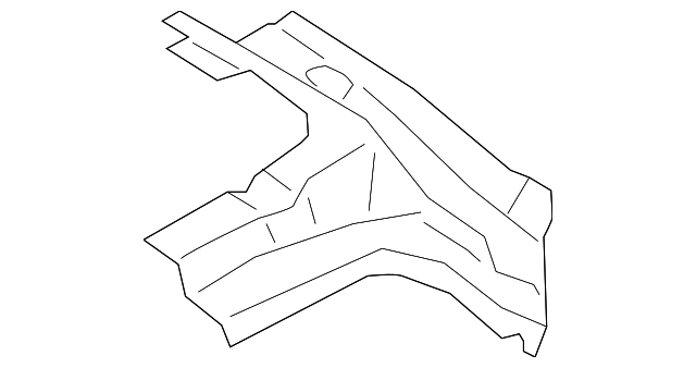 31416421 Деталь UPPER PLR REINF, RIGHT
