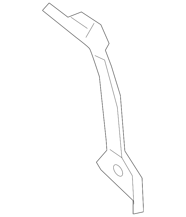 31462077 Деталь TROUGH, RIGHT
