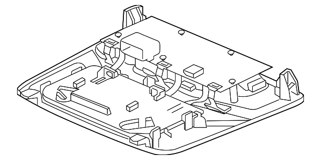 T2P1077NUG Деталь OVERHEAD CONSOLE