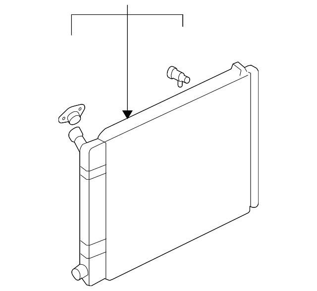YS4Z8005AA RADIATOR