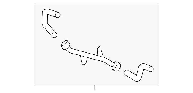 YS4Z-8286-CA LOWER HOSE