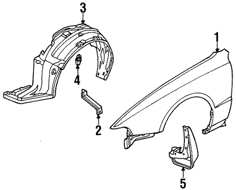 OEM Honda 75810-SS0-010 - Mud Guard OEM Honda 75810-SS0-010 - Mud Guard