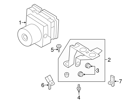 Brakes/Anti-Lock Brakes for 2013 Ford Escape #1
