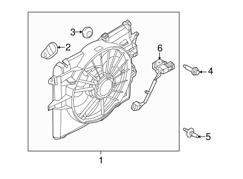 Cooling System/Cooling Fan for 2014 Ford Mustang #1