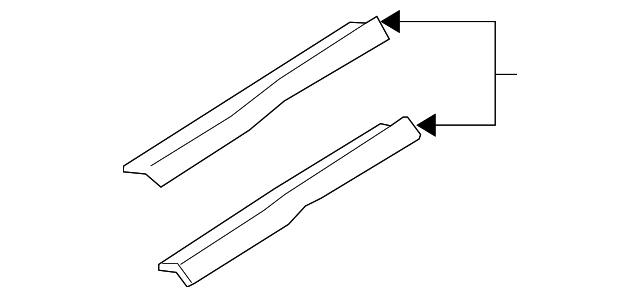 5R3Z-6313208-CAA Деталь SCUFF PLATE, RIGHT