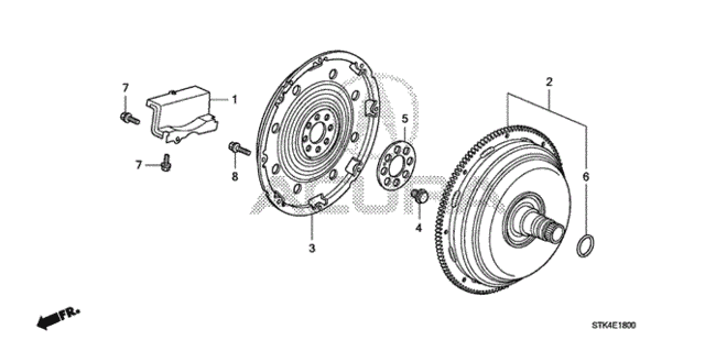 Torque Converter for 2008 Acura RDX #0