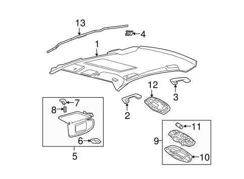 Milan INTERIOR TRIM - ROOF