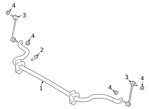 Stabilizer Bar & Components for 2019 Jaguar I-Pace #0