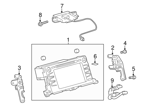 ELECTRICAL/NAVIGATION SYSTEM COMPONENTS for 2014 Toyota Highlander #1