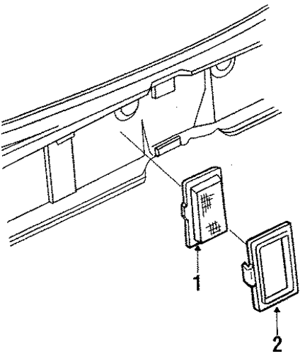 Delta 88 BACKUP LAMPS