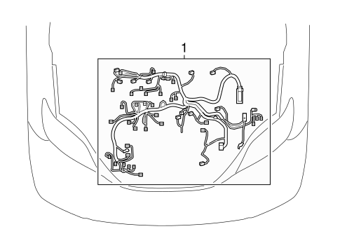 ELECTRICAL/WIRING HARNESS for 2012 Toyota Sienna #1