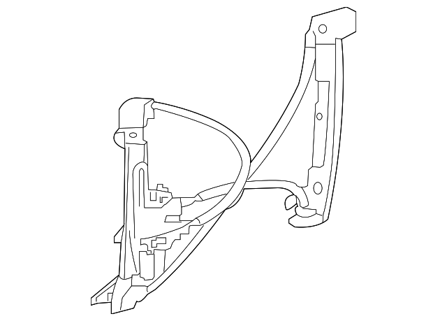 C2D36913 Деталь WINDOW REGULATOR, RIGHT