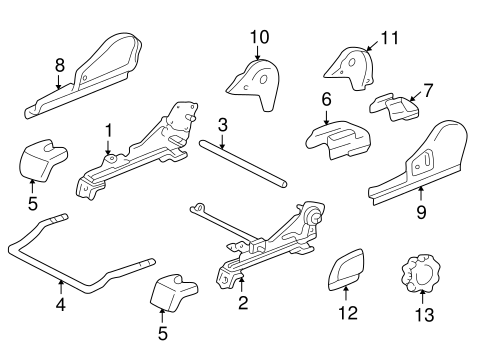BODY/TRACKS & COMPONENTS for 2002 Toyota Tundra #3