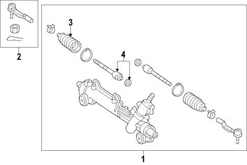 Steering Gear & Linkage for 2015 Toyota Tundra #1