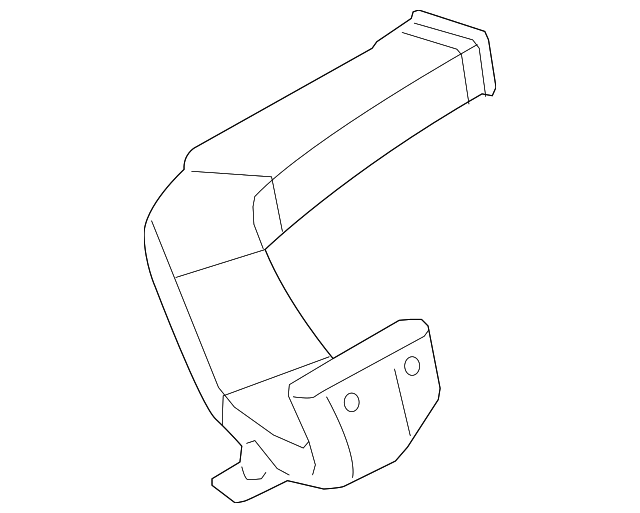 958-573-858-00 Деталь SIDE DUCT, RIGHT
