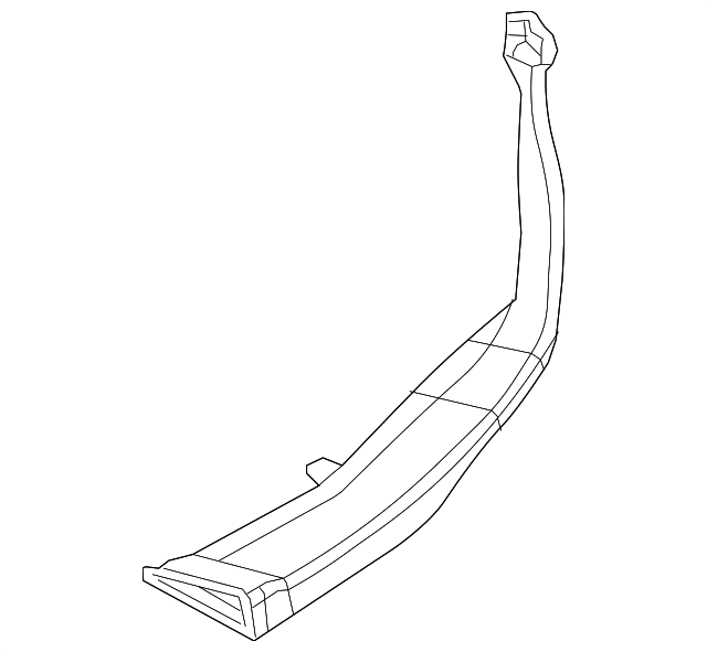 958-573-847-00 Деталь SIDE DUCT, LEFT