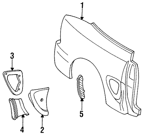 Mustang QUARTER PANEL & COMPONENTS
