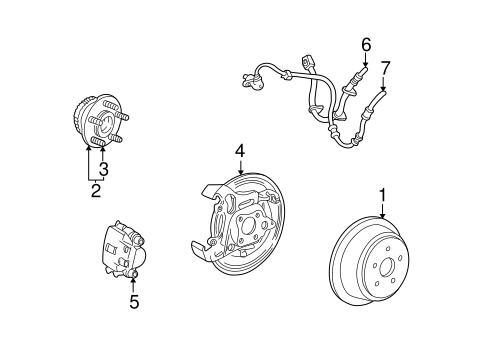 Brakes/Anti-Lock Brakes for 2004 Ford Freestar #1