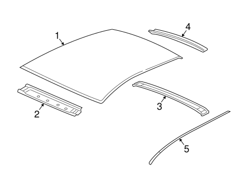 G5 EXTERIOR TRIM - ROOF