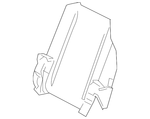 1RH59XDVAA Деталь SEAT BACK COVER, LEFT