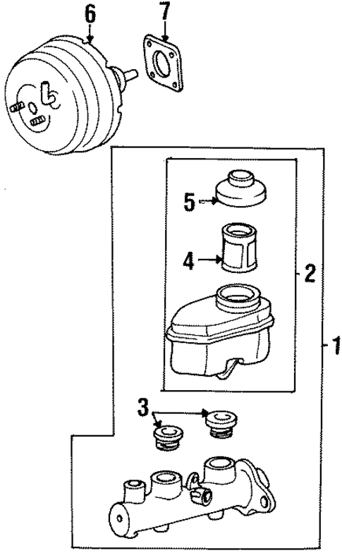 BRAKES/HYDRAULIC SYSTEM for 1998 Toyota Avalon #1