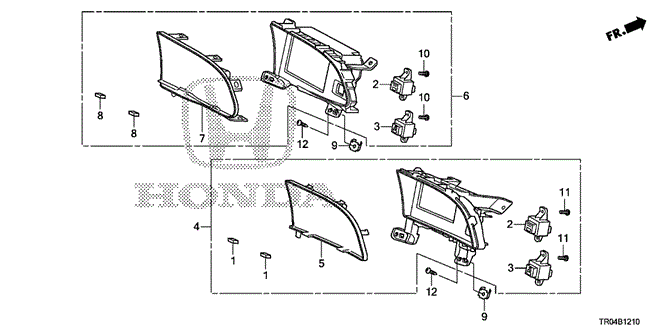 ELECTRICAL / EXHAUST / HEATER / FUEL/CENTER DISPLAY for 2012 Honda CIVIC SEDAN #1