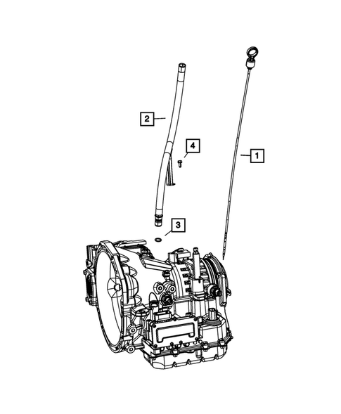 Case, Extension, Oil Pan, and Indicator (Dipstick) for 2012 Chrysler 200 #0