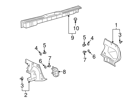 Vibe INTERIOR TRIM - REAR BODY 3