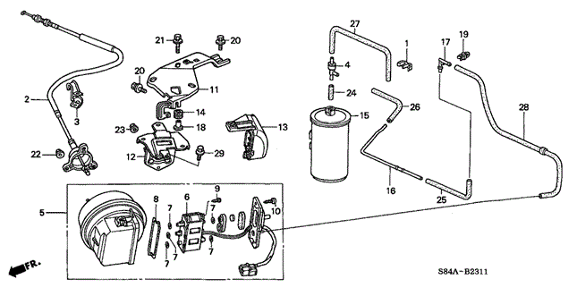 CHASSIS/AUTO CRUISE (1) for 2002 Honda ACCORD SEDAN #1