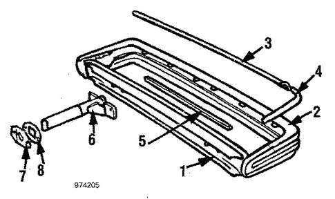 244 REAR BUMPER