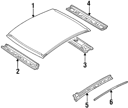 Tracer EXTERIOR TRIM - ROOF 2