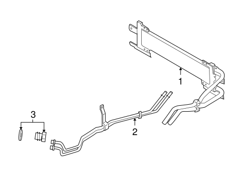 Cooling System/Trans Oil Cooler for 2010 Ford Mustang #1