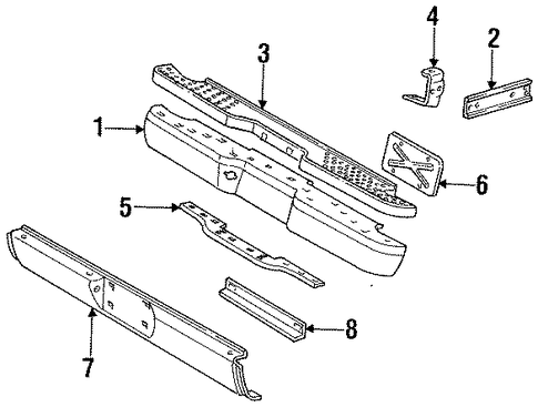 F-350 BUMPER & COMPONENTS - REAR 2