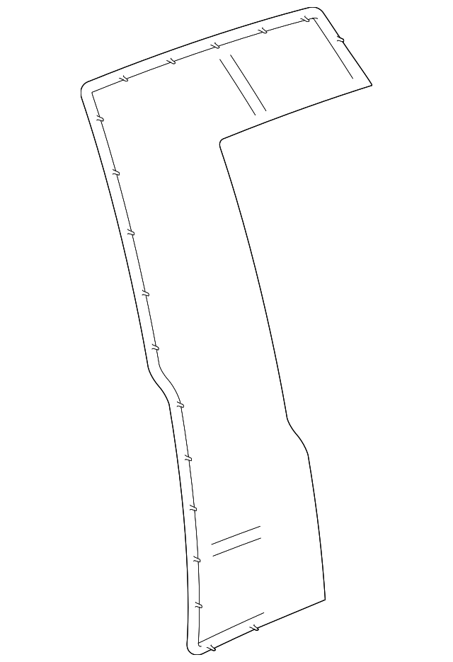 2W1Z-5425325-BA Деталь DOOR W'STRIP, LEFT