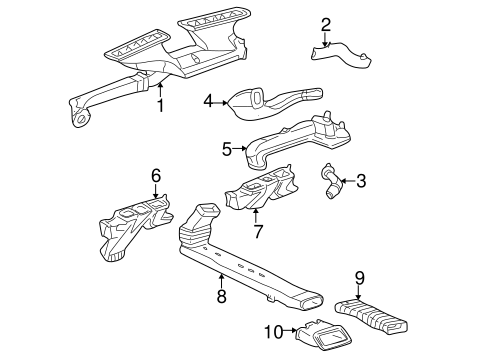 Body/Ducts for 2005 Buick LeSabre #1