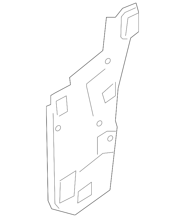 5W1Z-54023A61-AA Деталь INSULATOR, LEFT