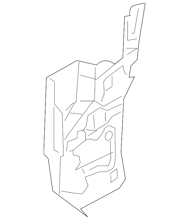 5W1Z-54023A60-AA Деталь INSULATOR, RIGHT