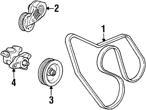 K3500 Pickup BELTS & PULLEYS