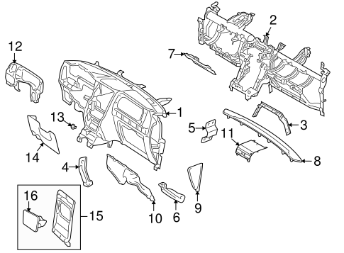Instrument Panel for 2008 Lincoln Navigator #0