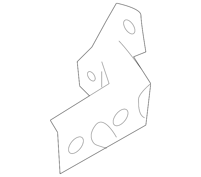 4R3Z-6322800-AA UPPER HINGE, LEFT
