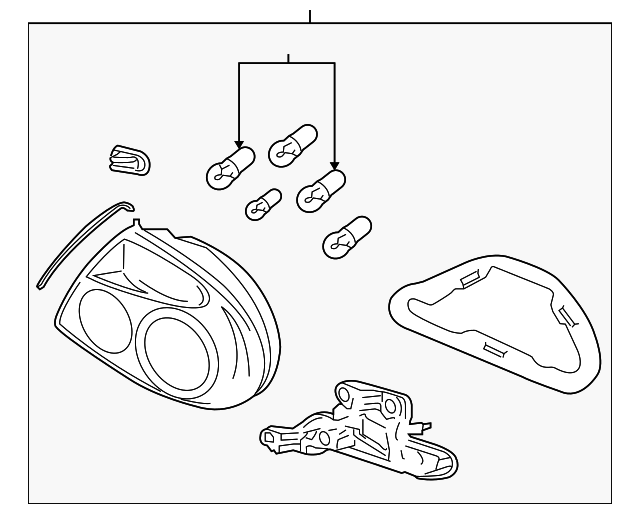 XR845506 Деталь TAIL LAMP ASSY, LEFT