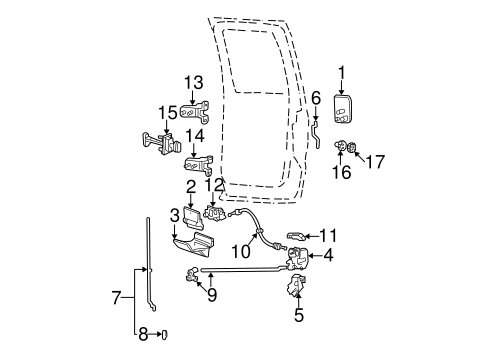 Body/Lock & Hardware for 2004 Ford F-250 Super Duty #2